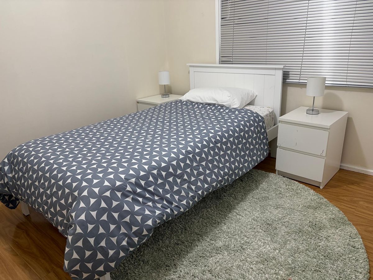 Furnished bedroom in the ASDA home in Ruse