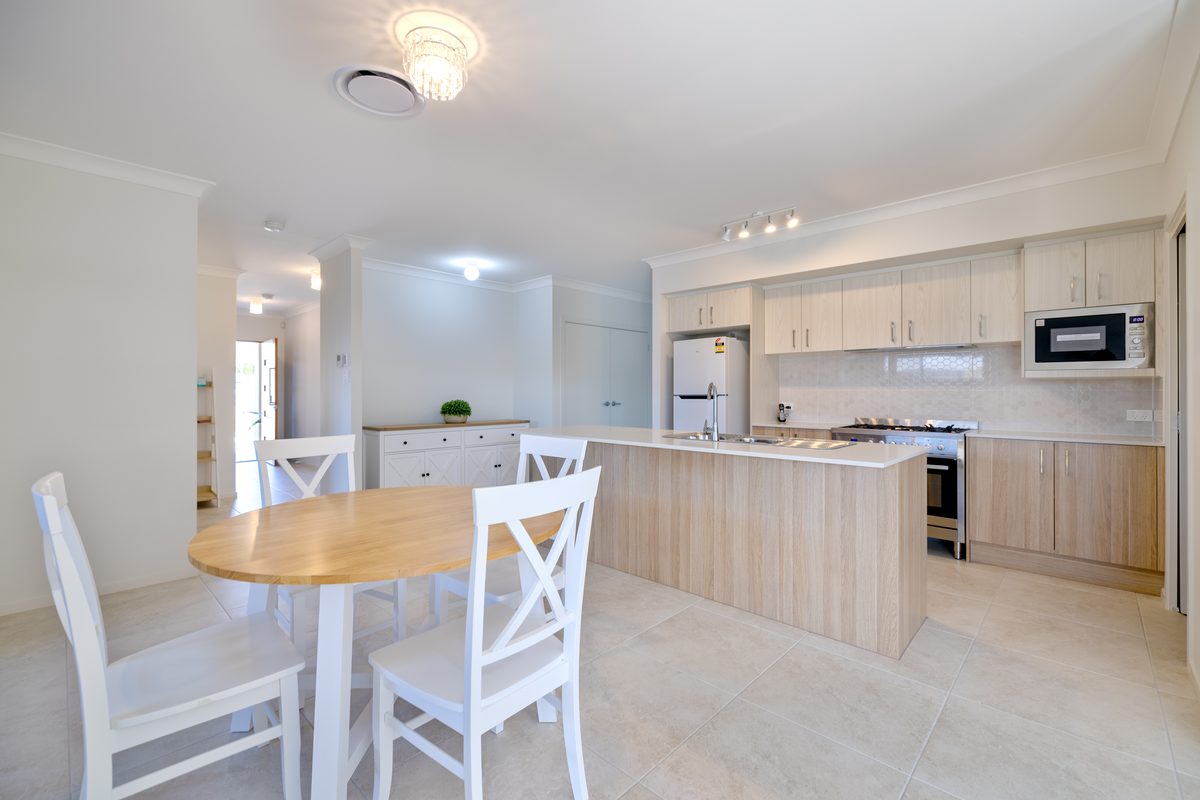Kitchen and dining in a Spring Farm ASDA home